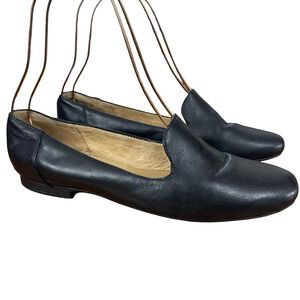 Naturalizer Emiline Black Leather Slip On Loafers Flats Shoes Classic Comfort 9